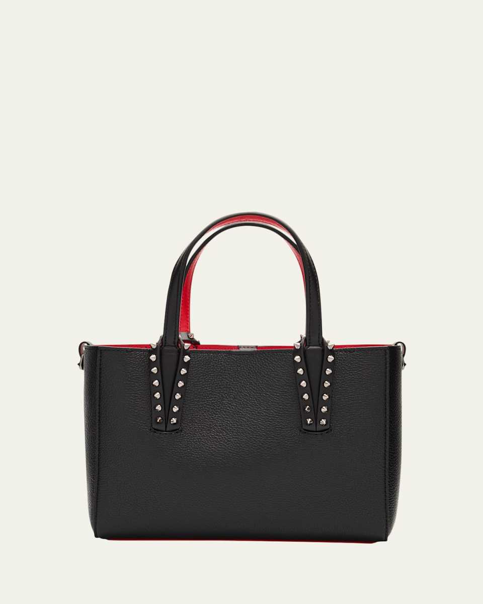 Cabata Mini Tote Bag in Leather with Spikes
